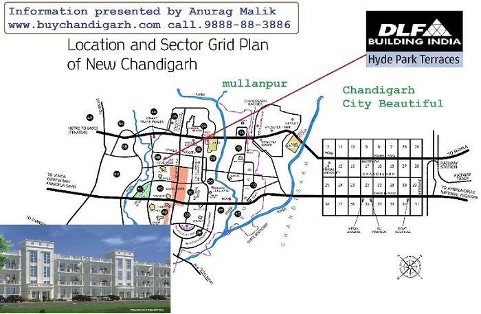 dlf hyde park floors new chandigarh mullanpur location map