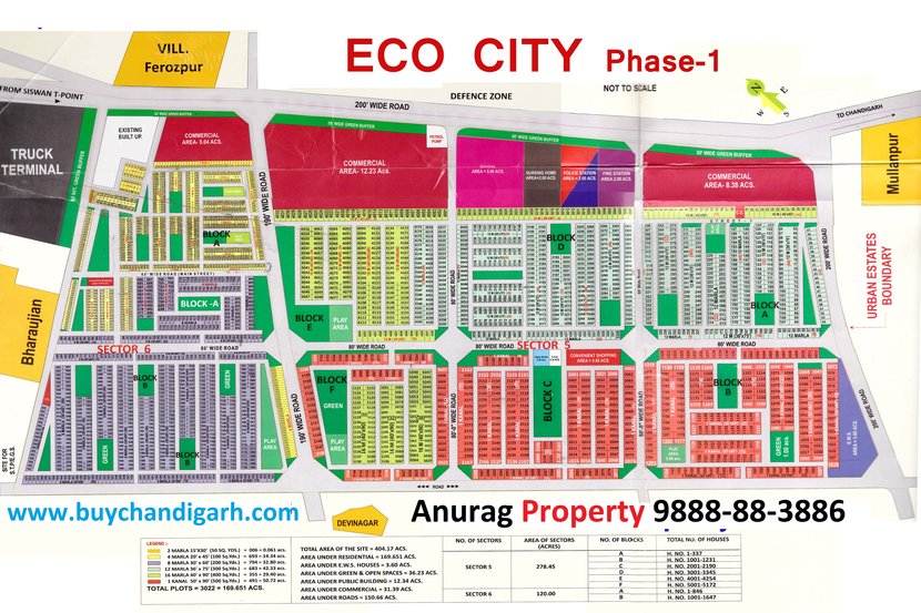 gmada eco city phase 1 full layout plan